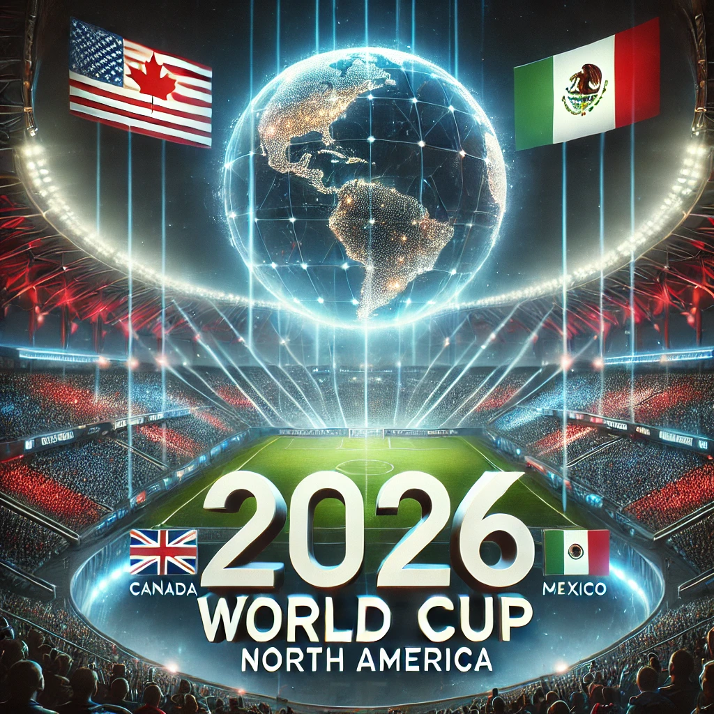 2026 FIFA 북중미 월드컵을 상징하는 이미지 사진