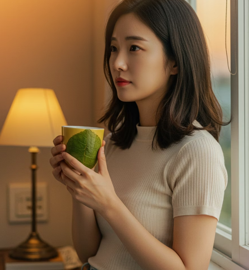 향긋한 감잎차 한 잔으로 챙기는 건강!