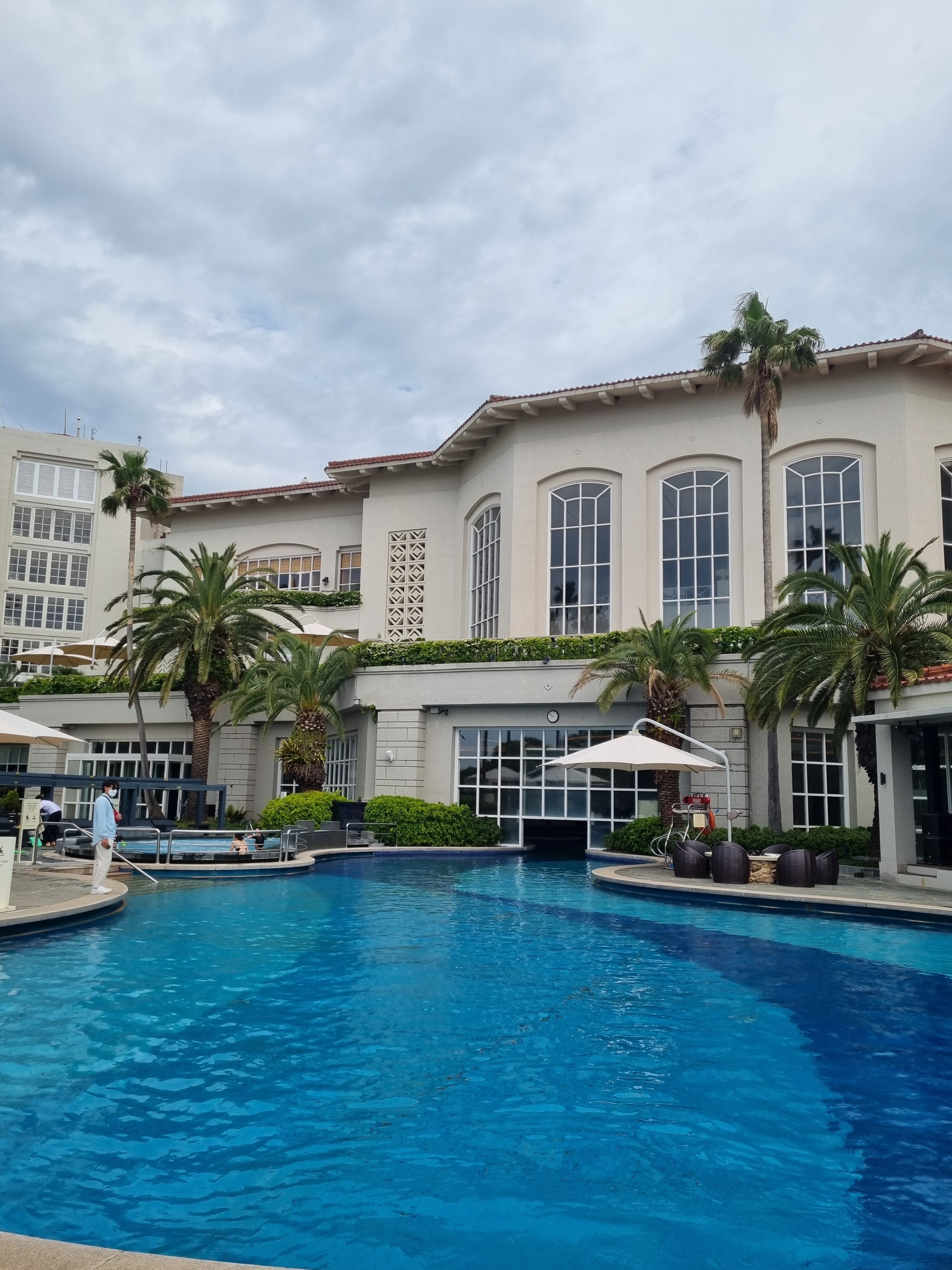 제주 신라호텔 야외 수영장