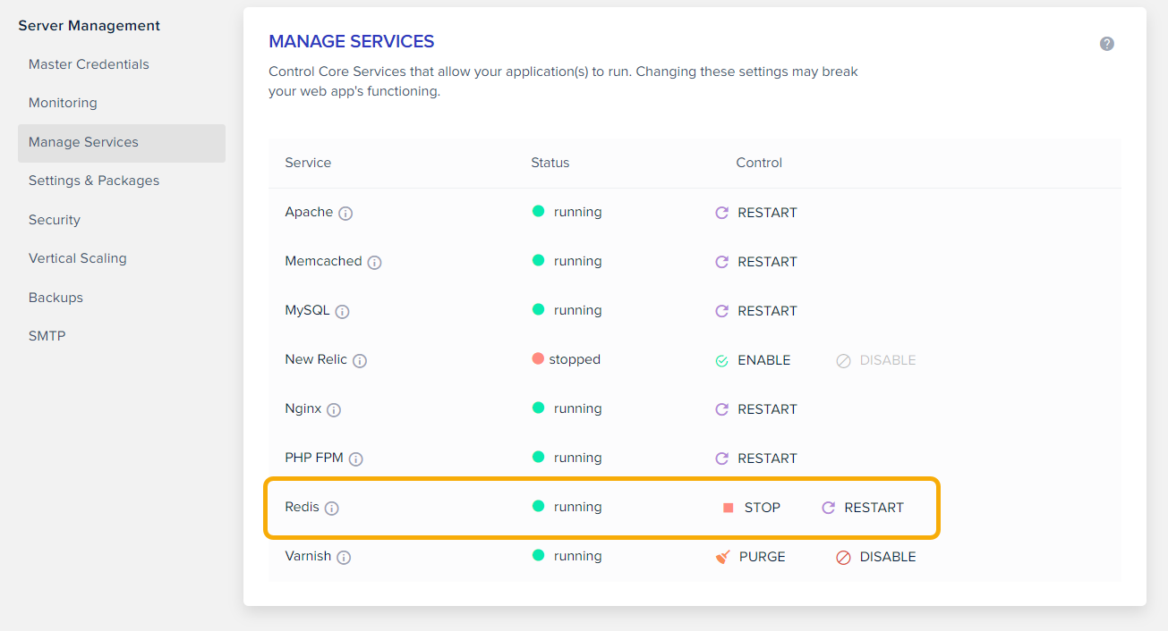 클라우드웨이즈 캐시 서버 Redis