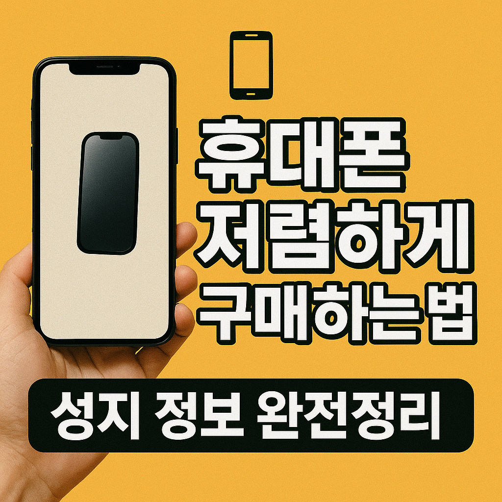 단통법 폐지 휴대폰 저렴하게 구입하는 꿀팁 안내 이미지