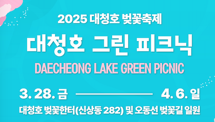 대청호 벚꽃축제 벚꽃 드라이브 여행 가이드 🌸