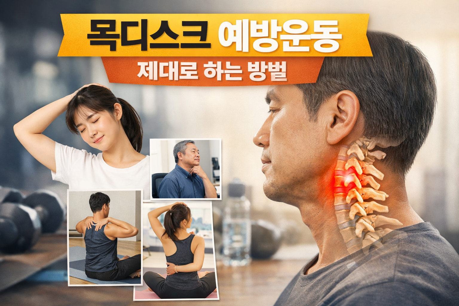 목디스크 예방운동