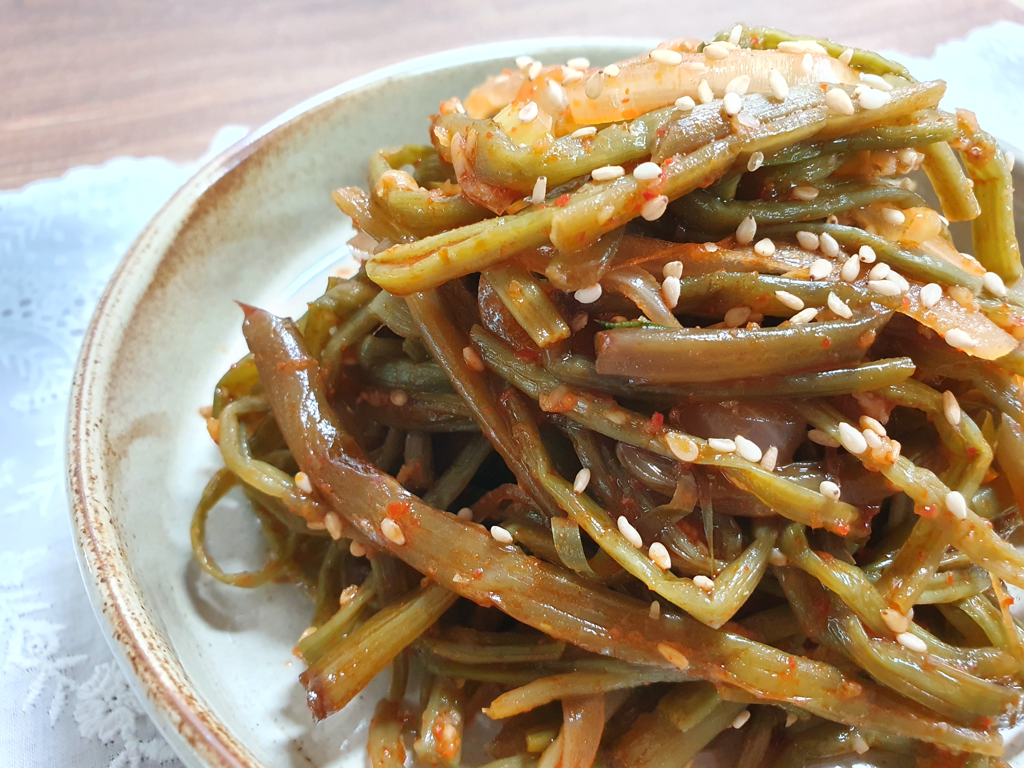 고구마줄기 볶음 레시피, 부드럽게 만드는법