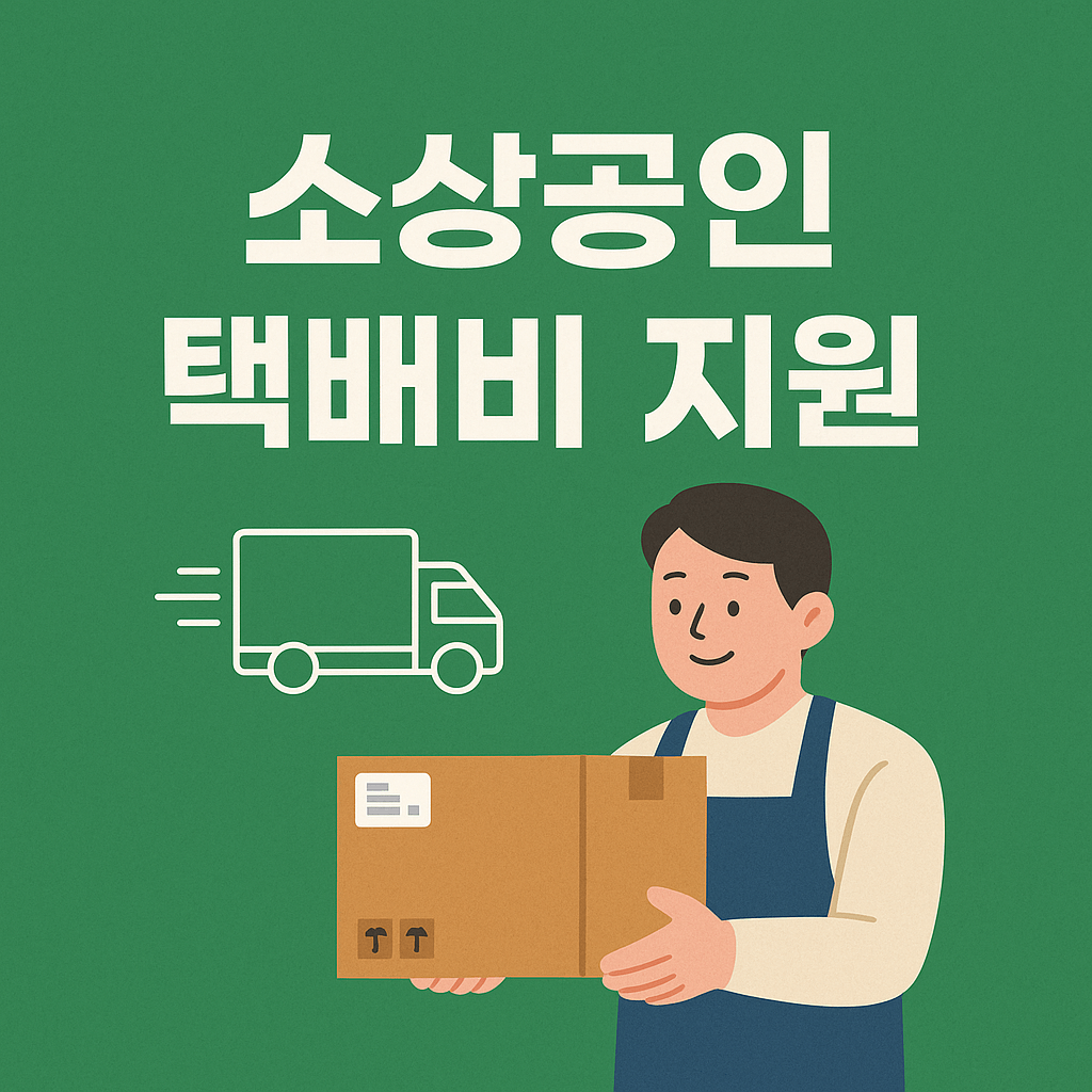 소상공인 택배비 지원 신청 관련사진
