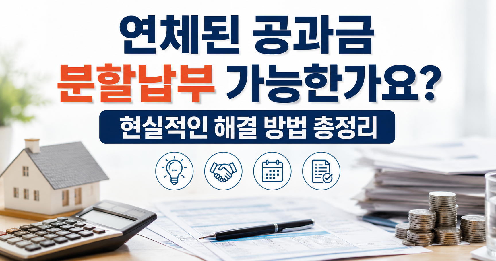 연체된 공과금 분할납부