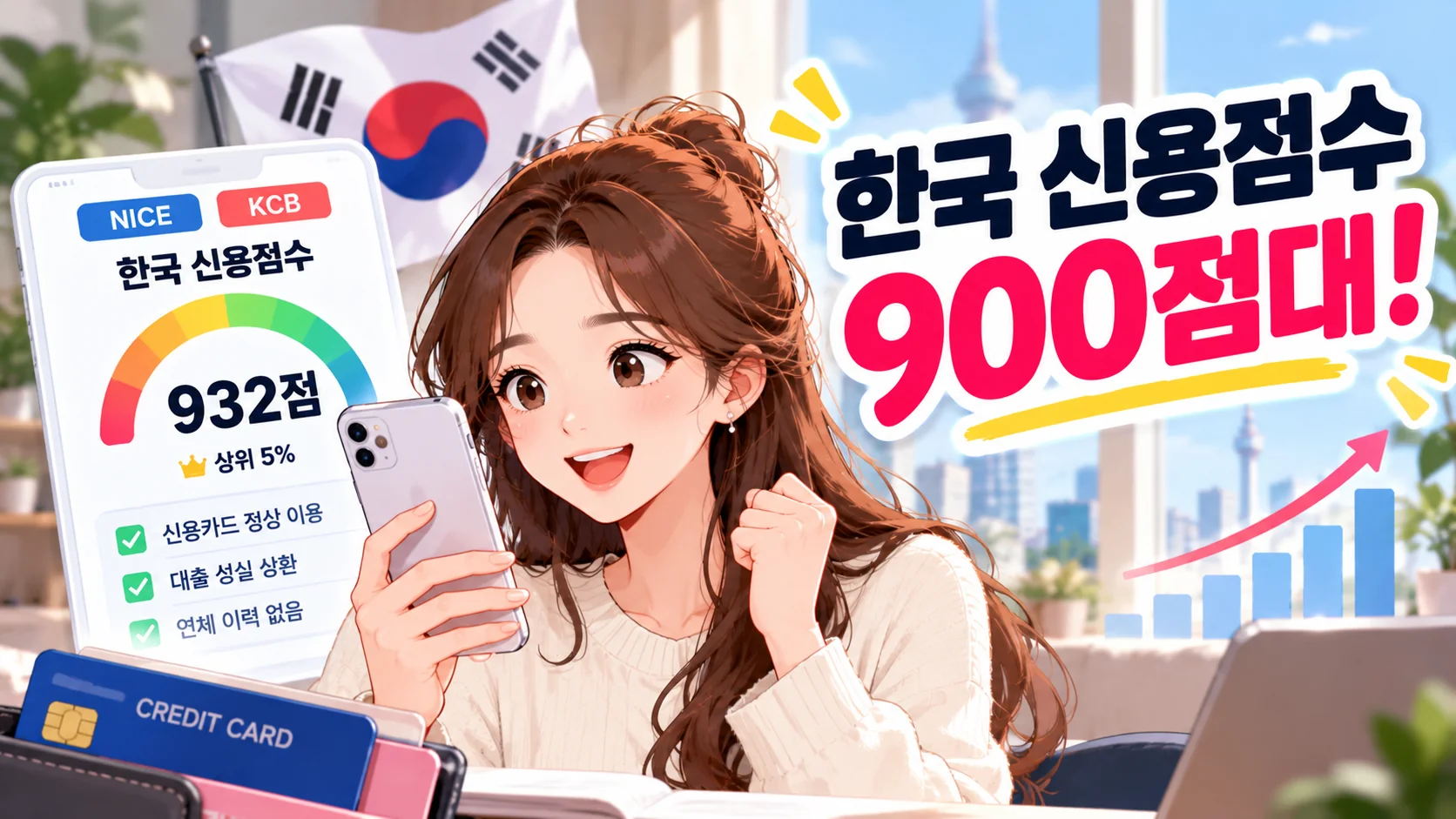 한국신용점수-900점대