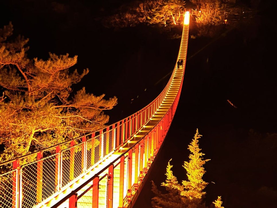 감악산 출렁다리 야경