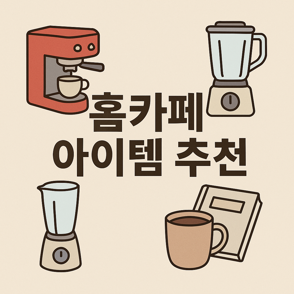 홈카페 아이템 추천｜구매 링크
