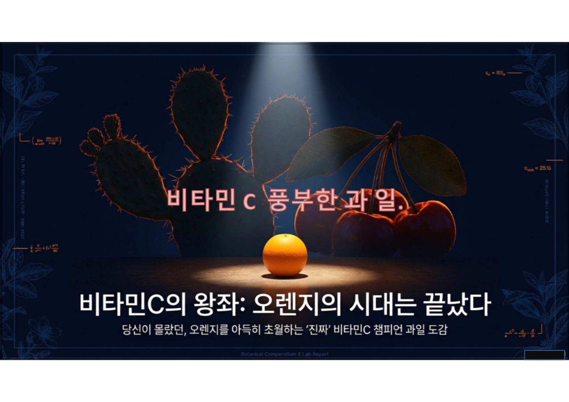 비타민c 과일 순위,숨겨진 진실