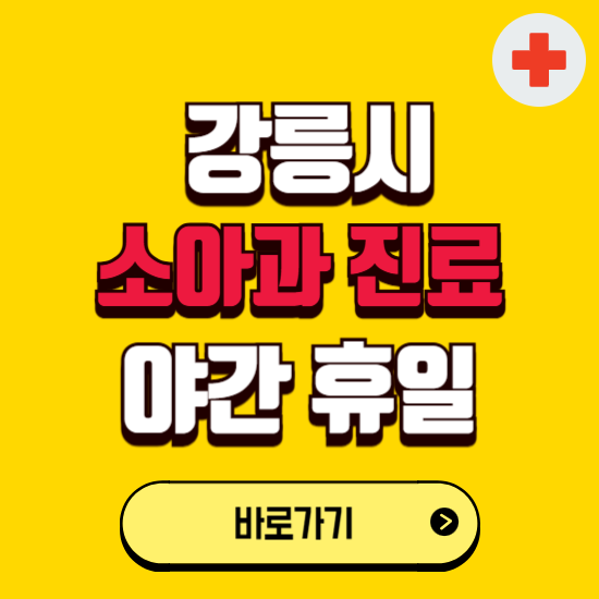 강릉시 야간 소아과 진료병원 찾기 ❘ 24시 일요일 주말 연휴 응급진료 추천 잘하는 곳