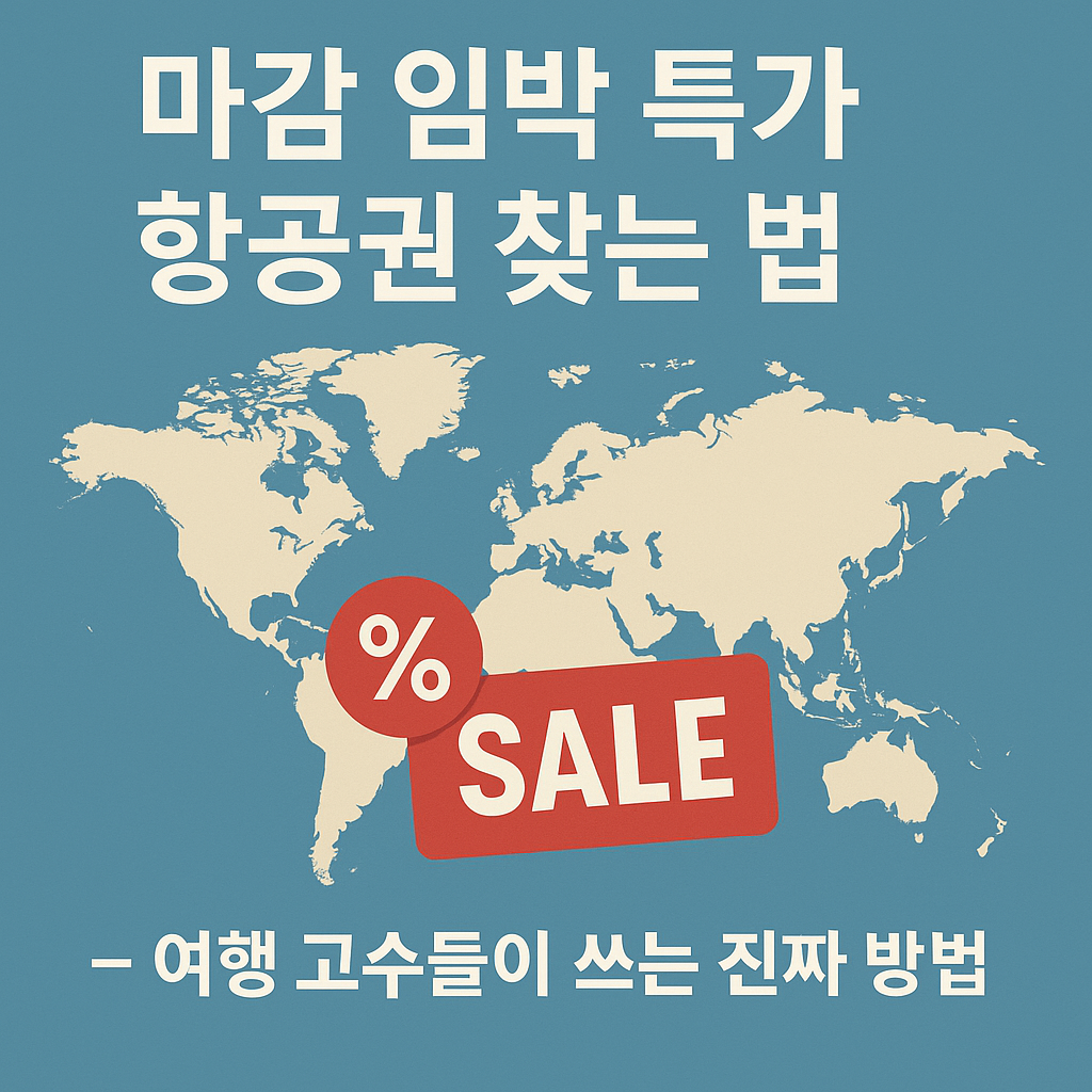 땡처리 항공권