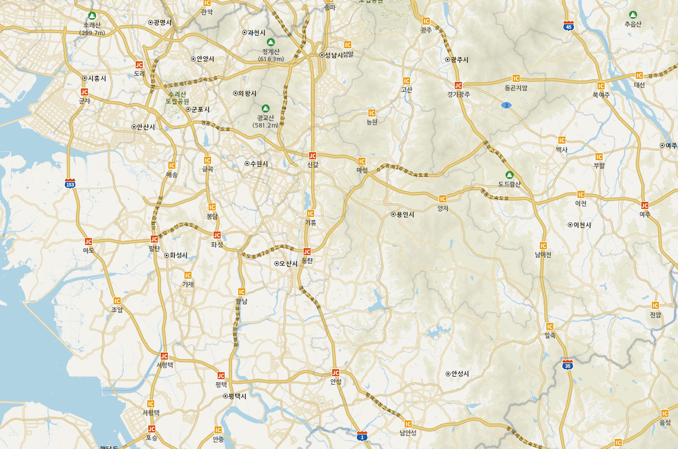 국토지리정보원-국토정보맵-경기도지도