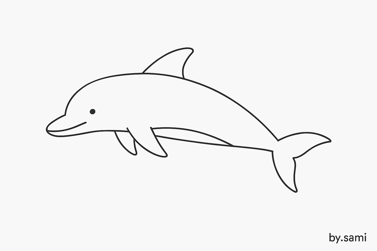 돌고래 도안