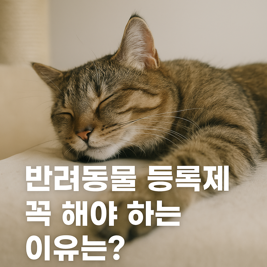 반려동물 등록제,꼭 해야 하는 이유는?