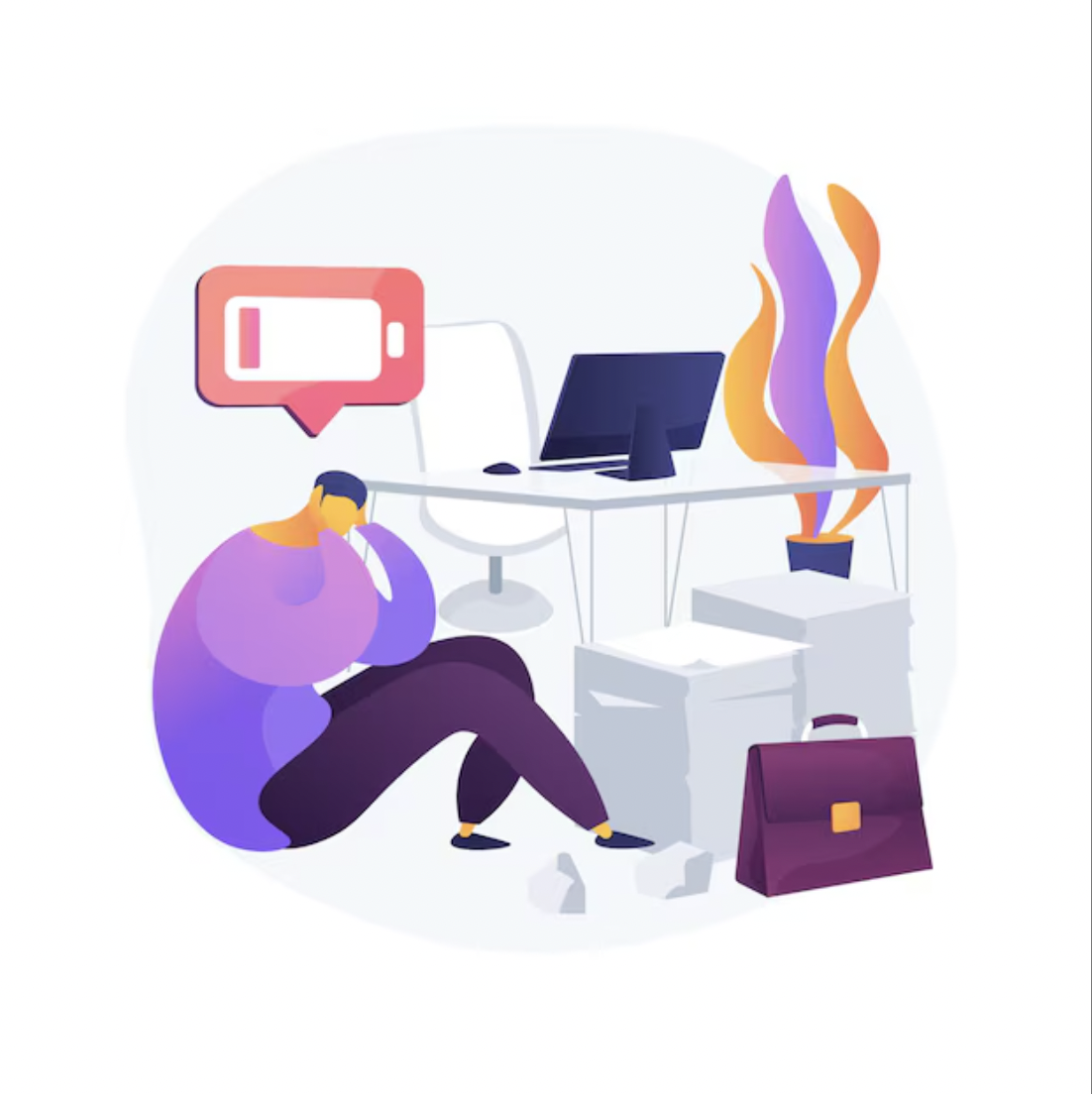 번아웃 자가진단 관련 이미지