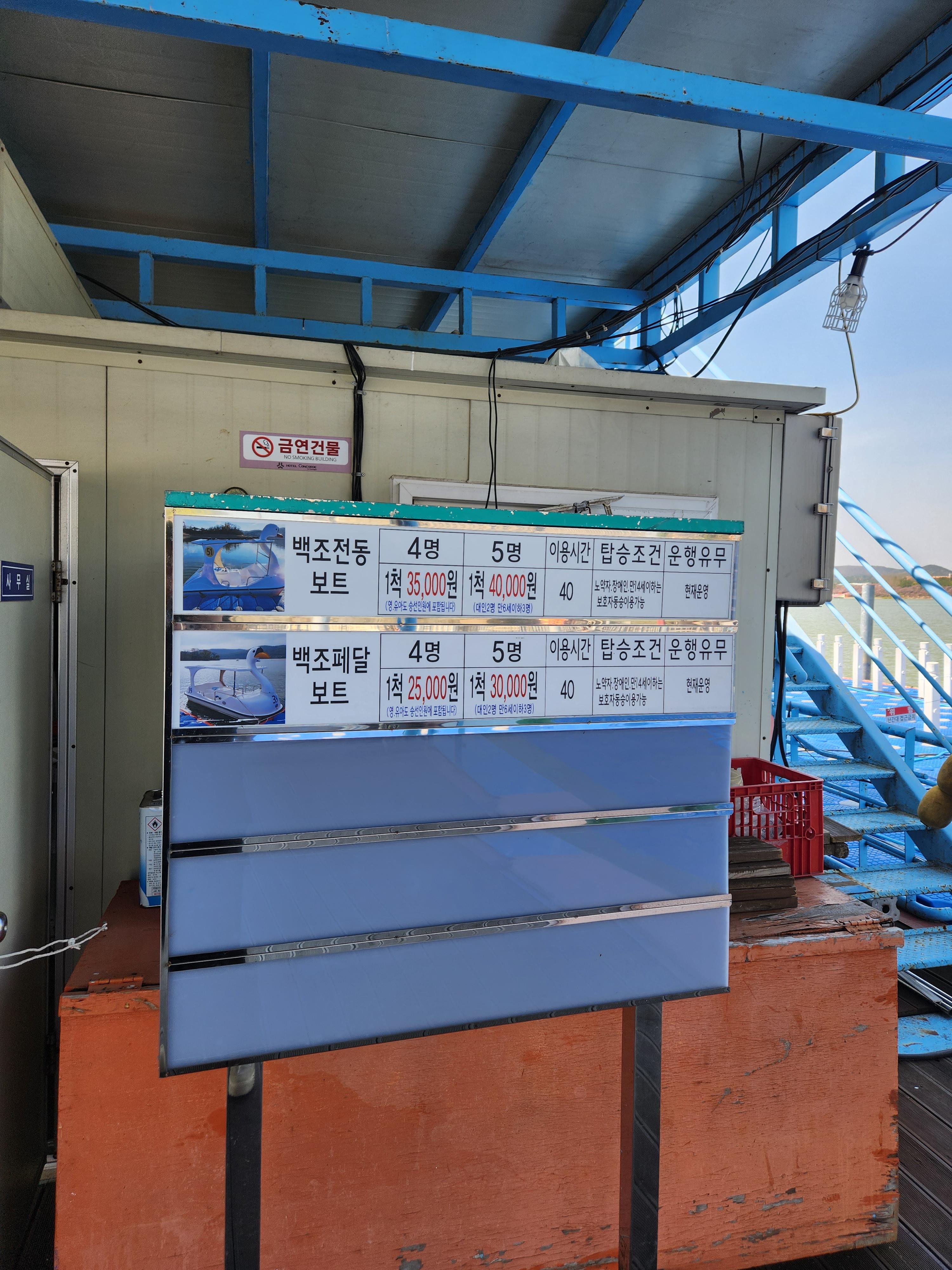 경주 보문단지 오리배