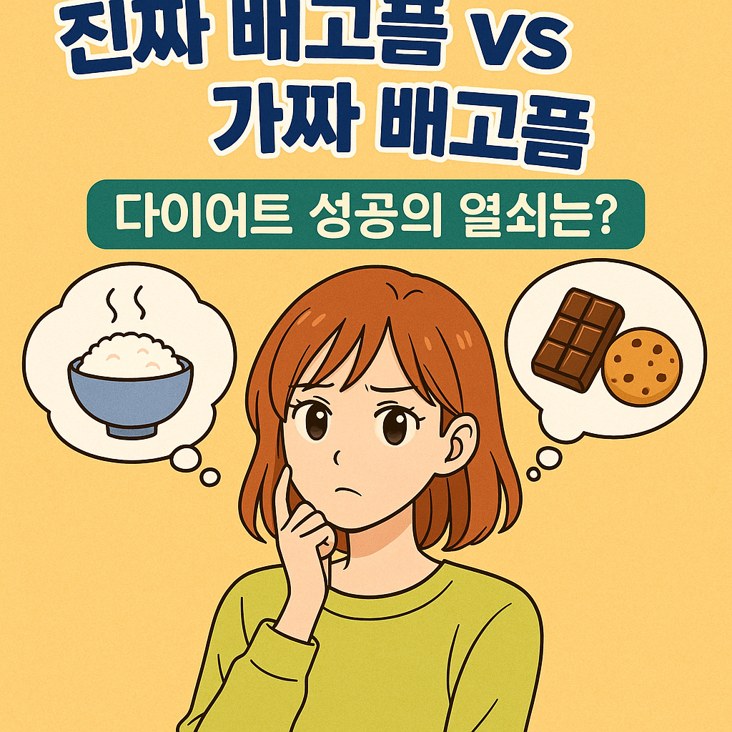 진짜 배고픔과 가짜 배고픔, 구별하는 법