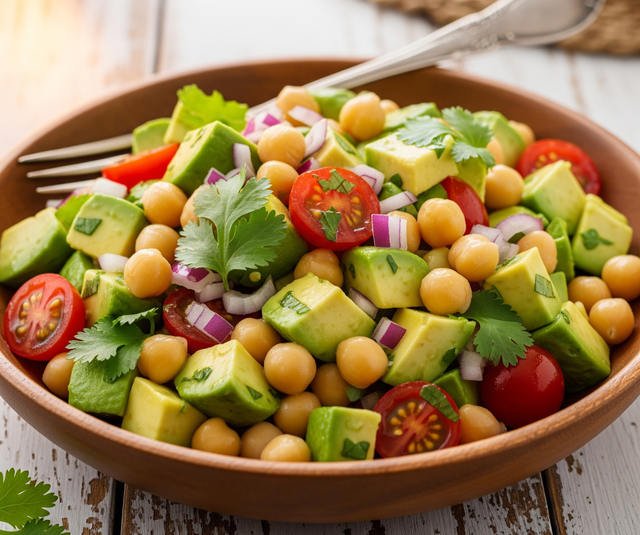 아보카도 병아리콩 샐러드