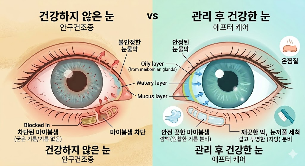 노안,안구건조증