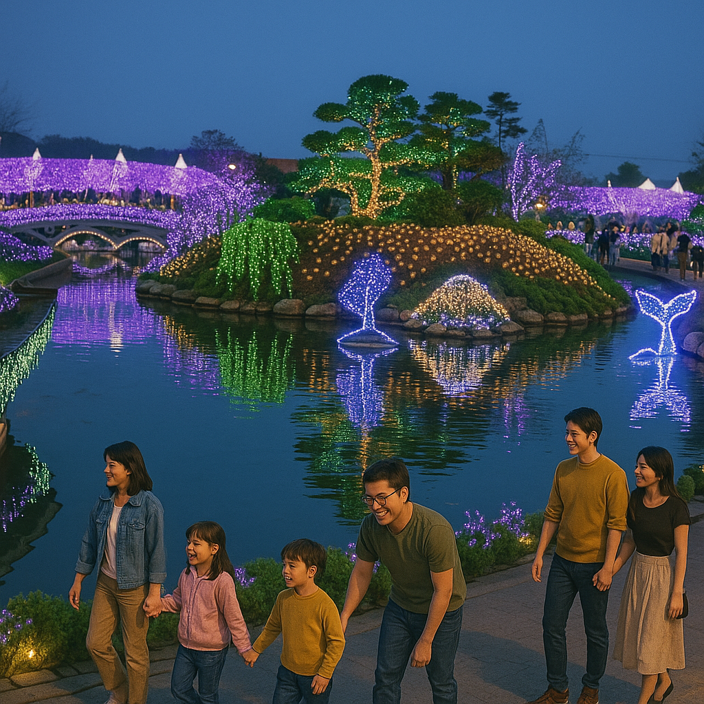 2025 빛 꽃의 축제 총정리: 야경 명소·포토존·관람팁