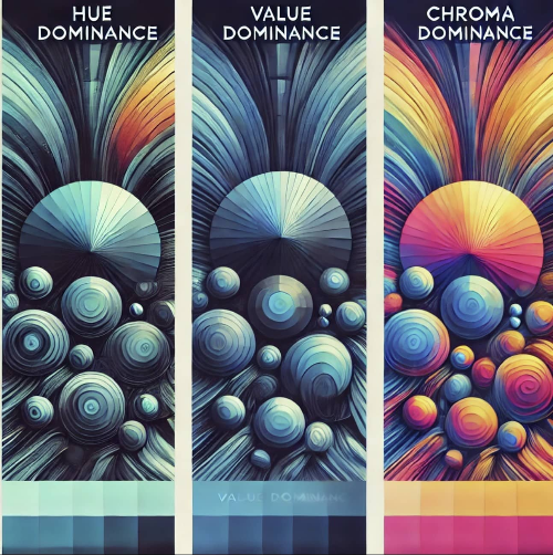 도미넌트 배색 예시