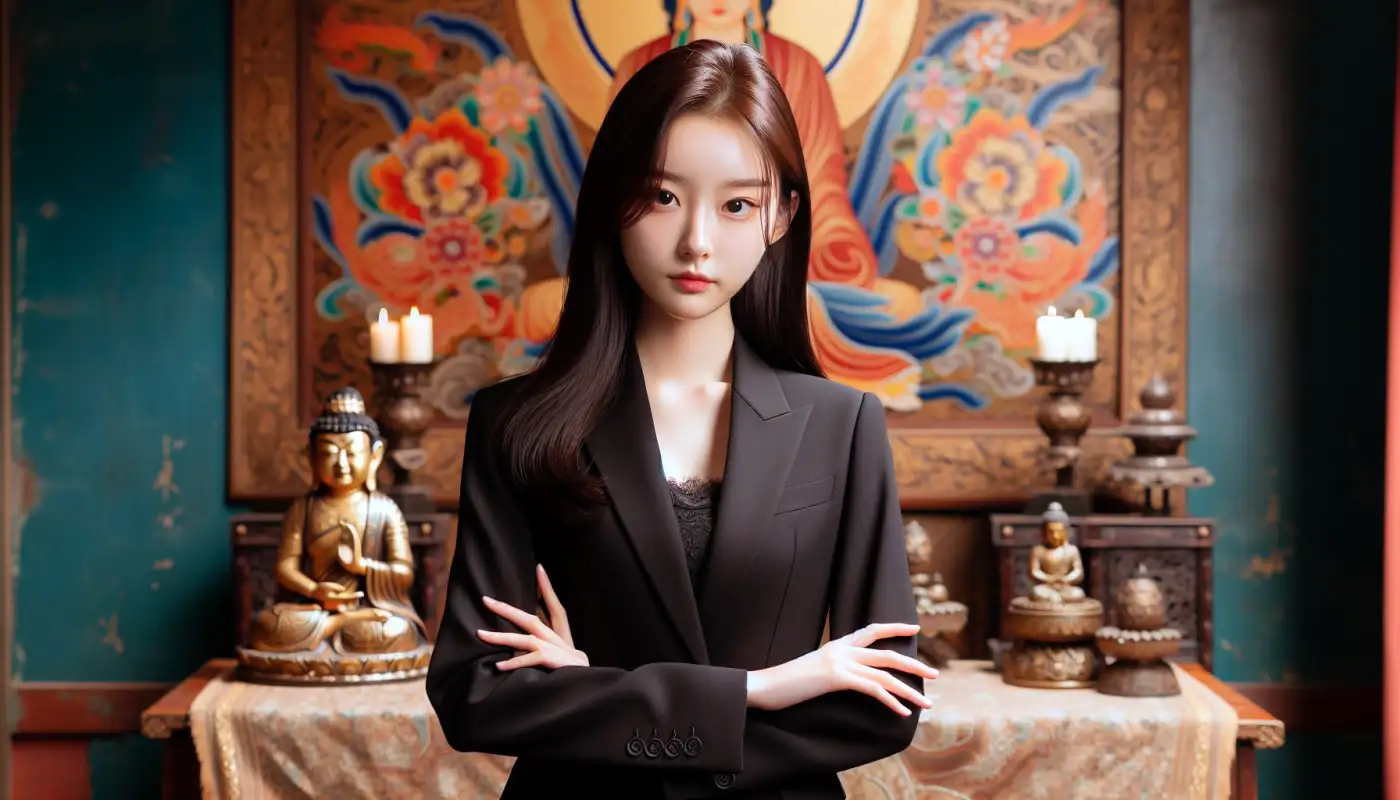 49제-비용을-알아보고-제사지내는-여성의-모습