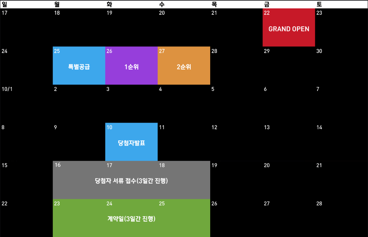 분양일정