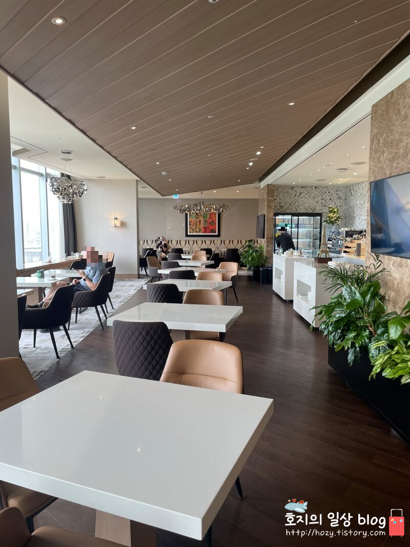 송도 쉐라톤 클럽라운지 전경