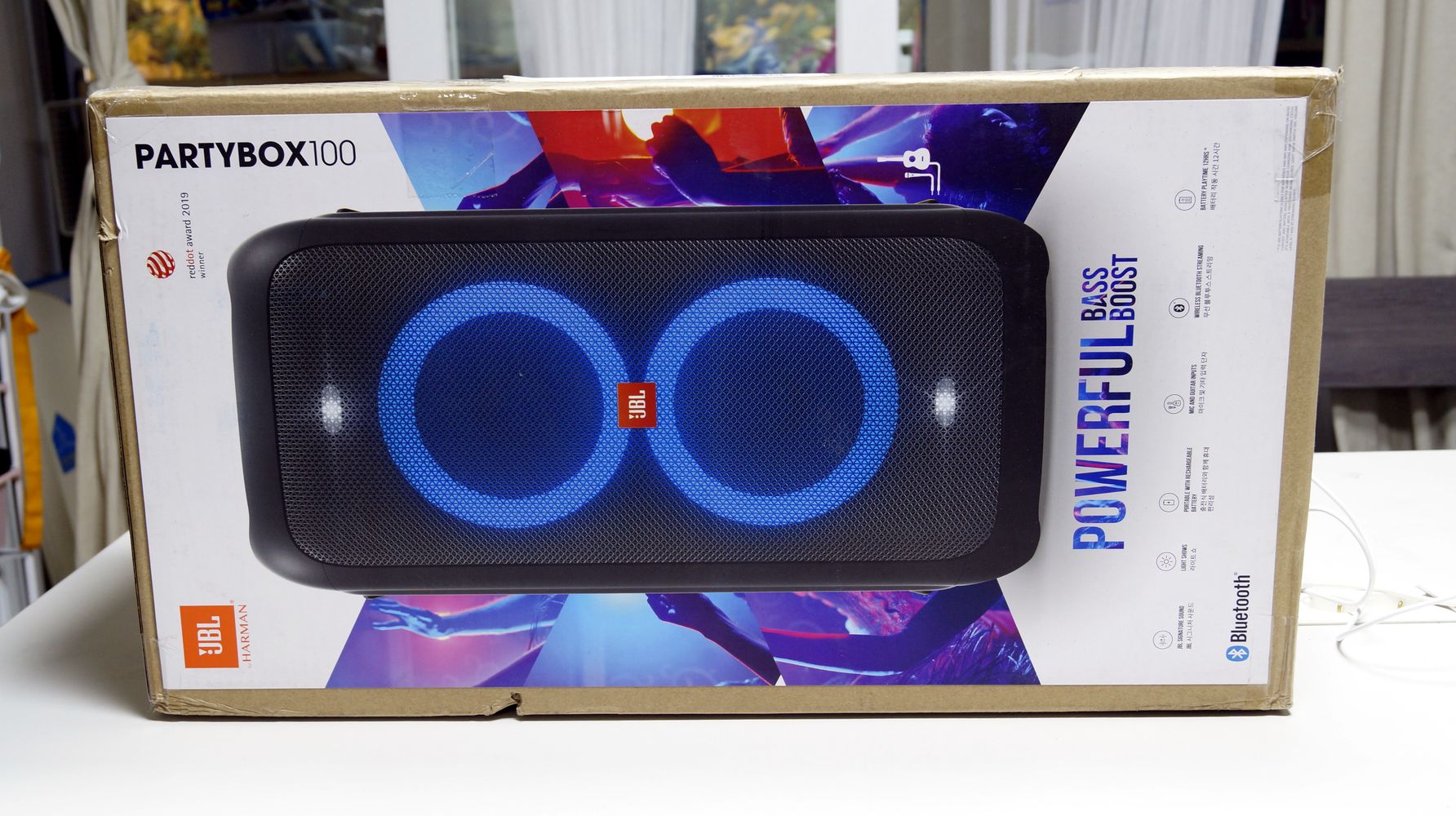 JBL 파티박스100 박스포장