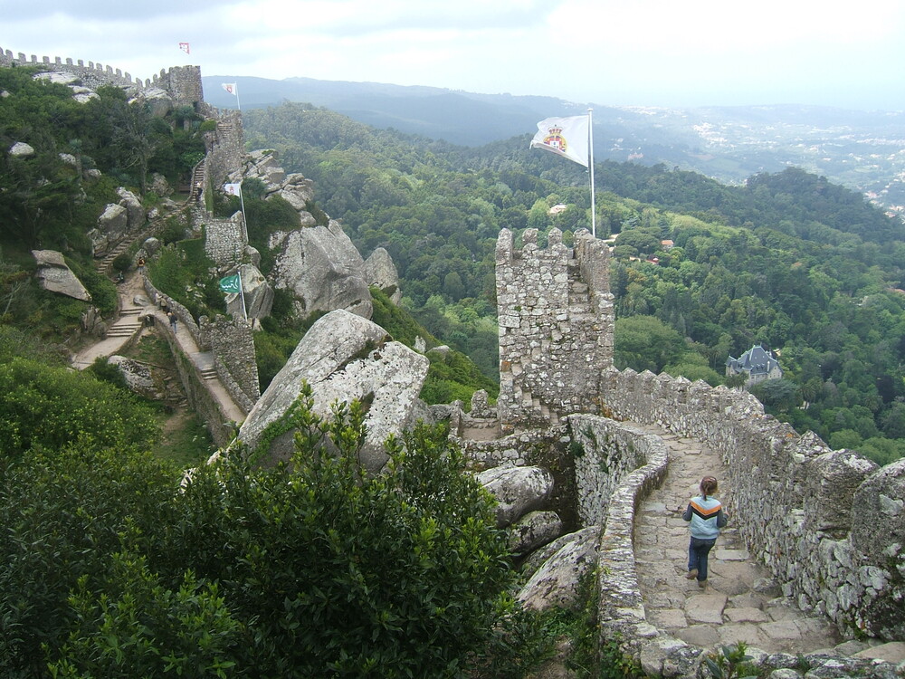 포르투갈 리스본 신트라 문화경곤 유네스코 세계문화유산 페냐성 무어성 헤갈레이라별장 트라베세이루스