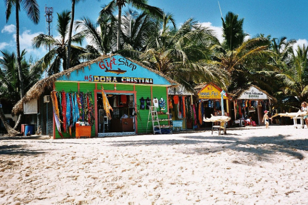 도미니카 공화국 카리브해 해변 사진