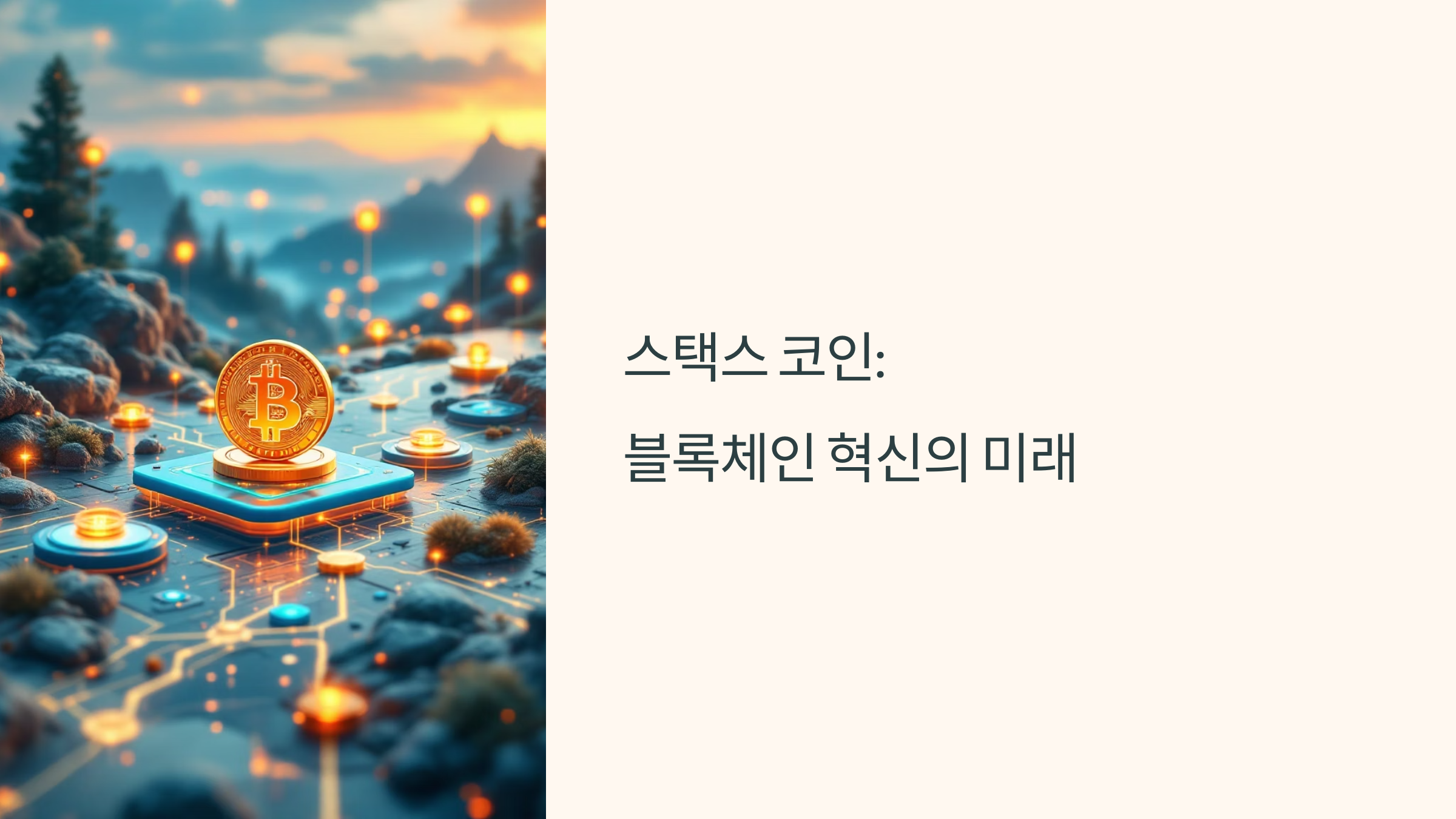🌐스택스 코인(Stx Coin): 블록체인 혁신의 미래를 여는 코인