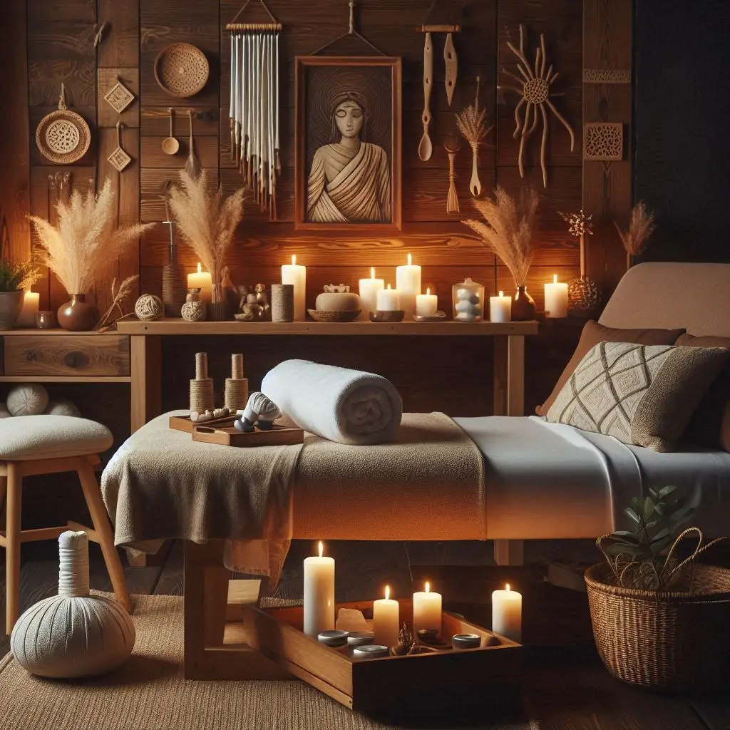 피부,체형관리 샵 배경