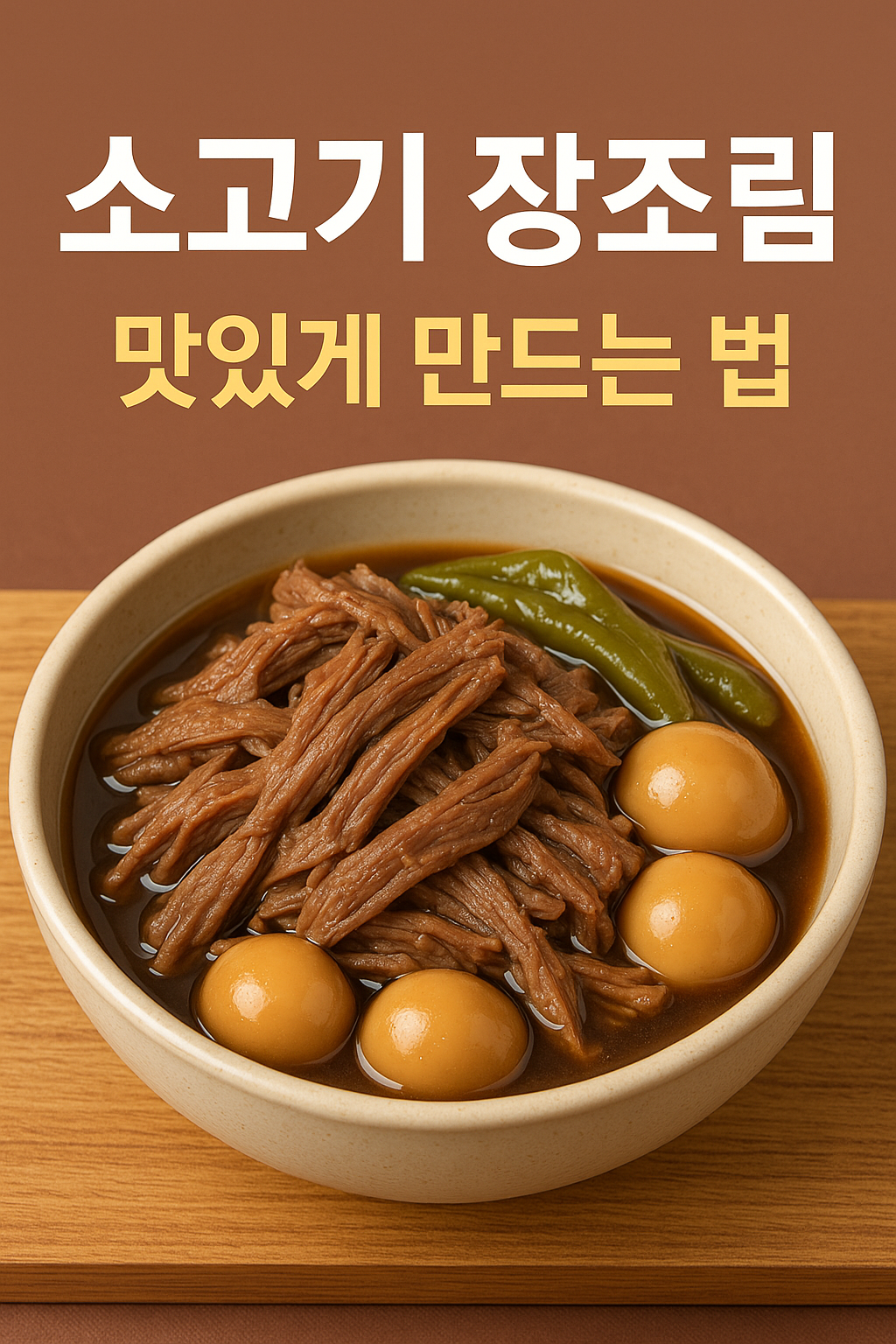 소고기장조림 맛있게 하는법