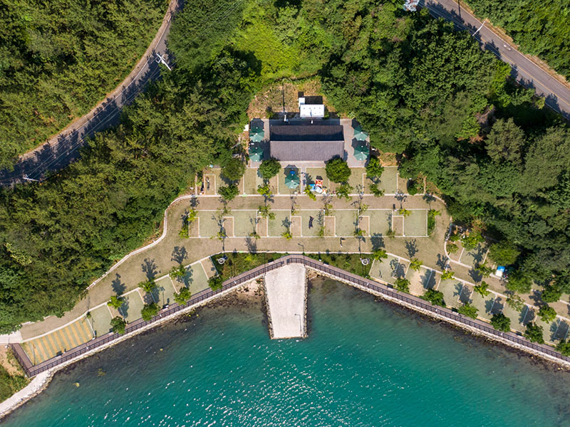 통제영오토캠핑장. 경상남도 통영시 한산면 한산일주로 171, 한산도통제영테마마을