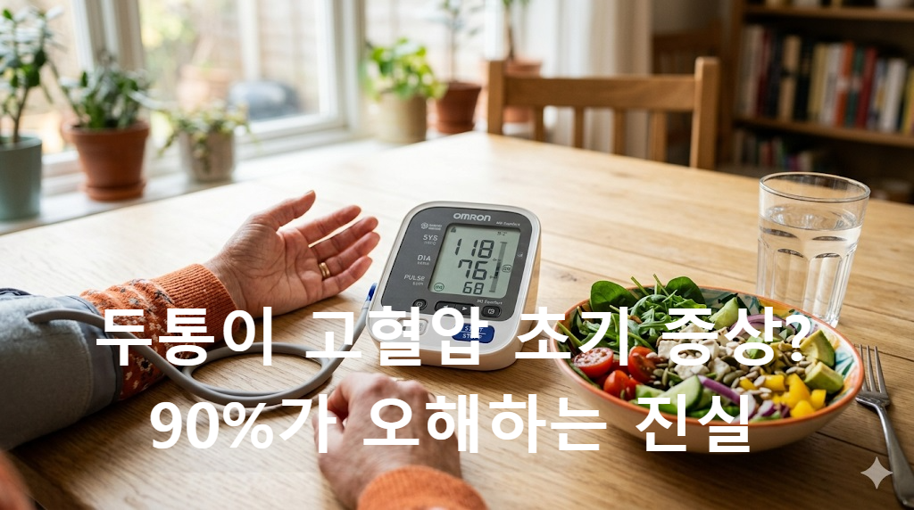 고혈압 자가진단 증상 및 예방을 위한 올바른 식단과 혈압 측정 이미지