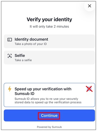 촬영 시작 전 안내 화면