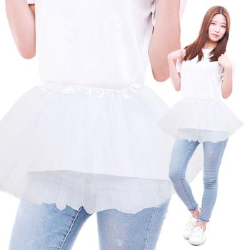 망사치마 학예회의상 요정의상 화이트