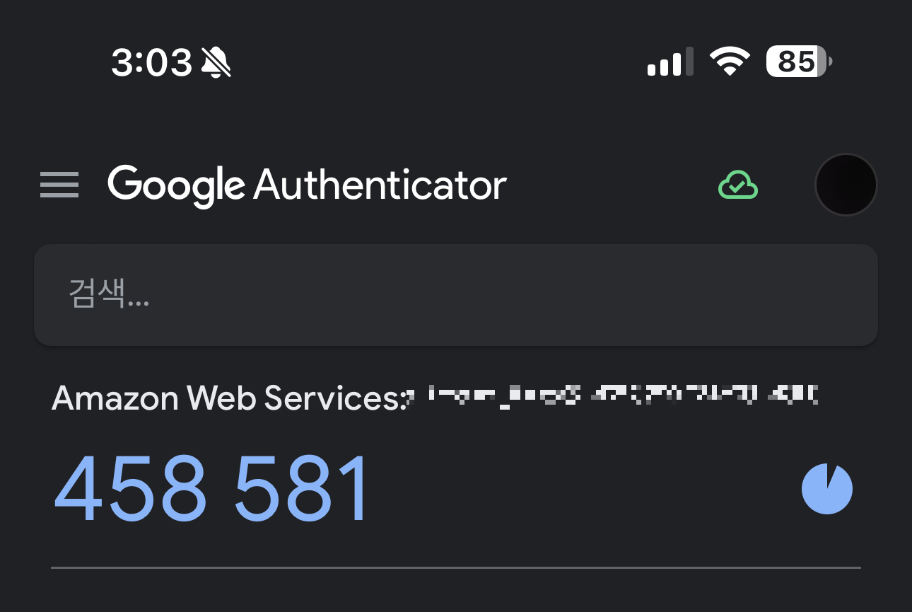 authenticator code3