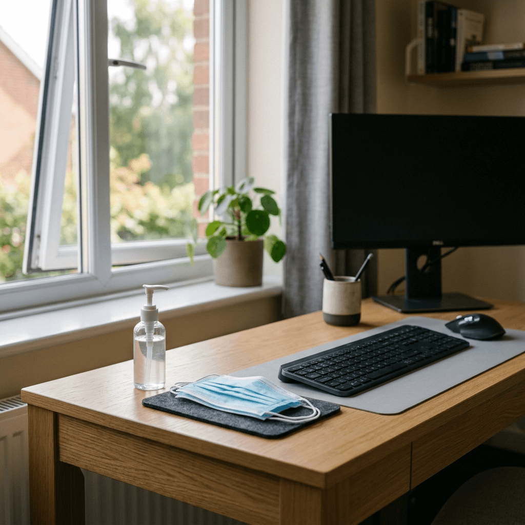 성인 독감 예방 생활 수칙 일러스트