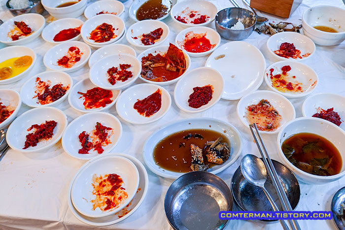 강경 만나식당 젓갈정식 4인분