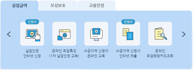 실업급여 신청