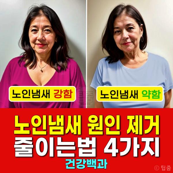 노인냄새 원인 제거 노네날
