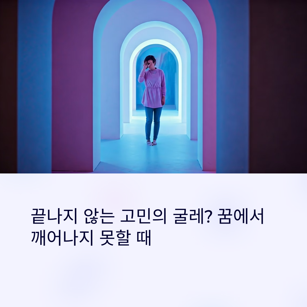 스스로 깨어나지 못하는 꿈