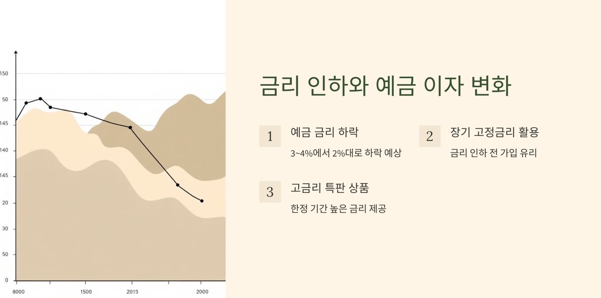 금리 인하와 예금이자 사진