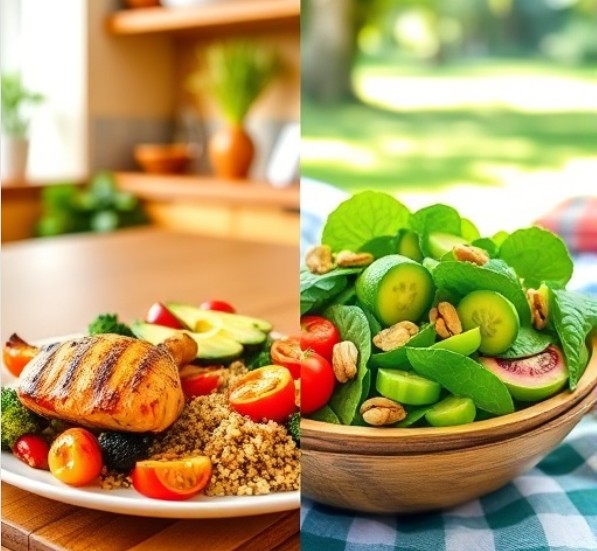 플렉시테리언 vs 완전 채식(비건)