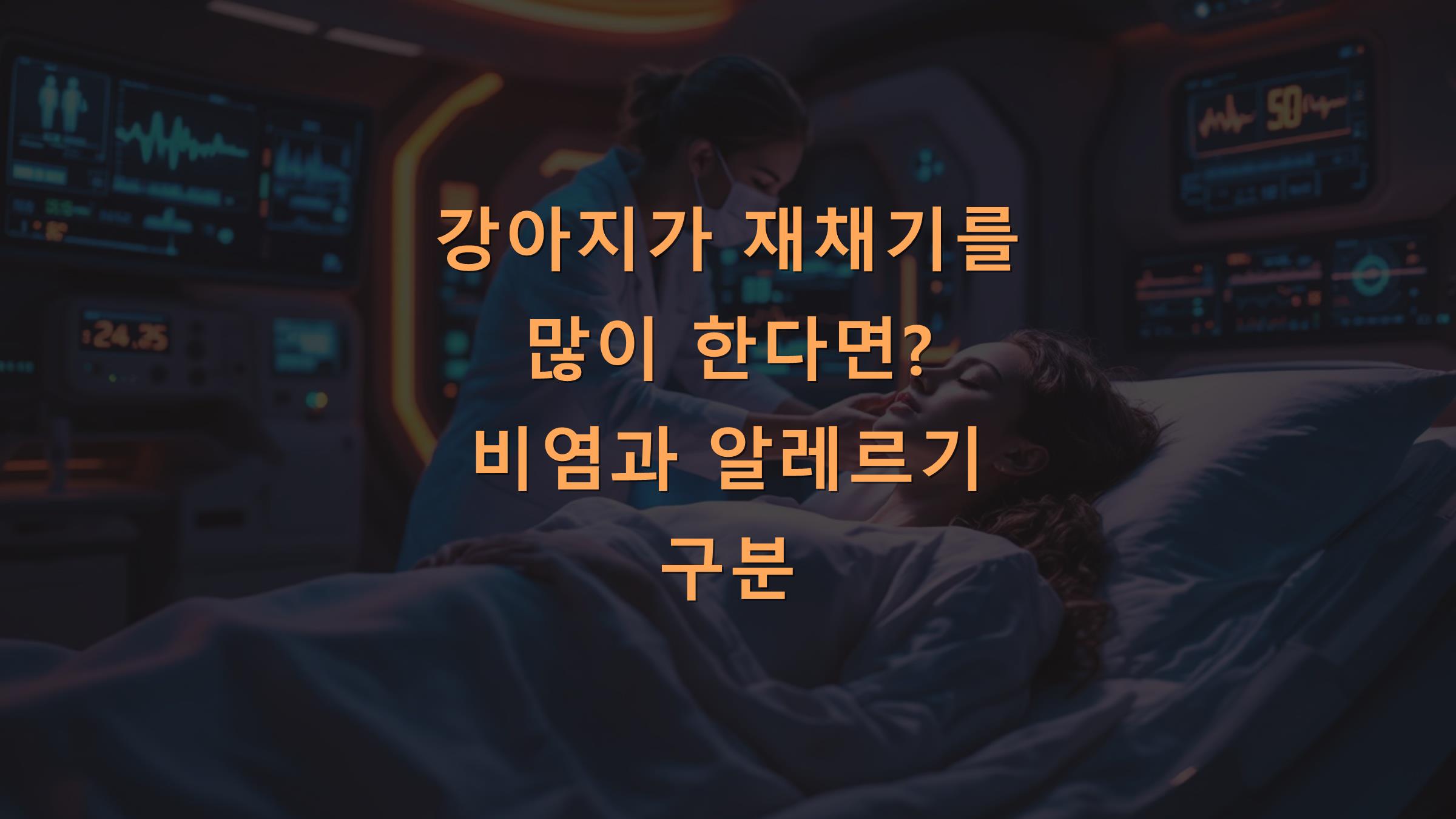 강아지가 재채기를 많이 한다면? 비염과 알레르기 구분