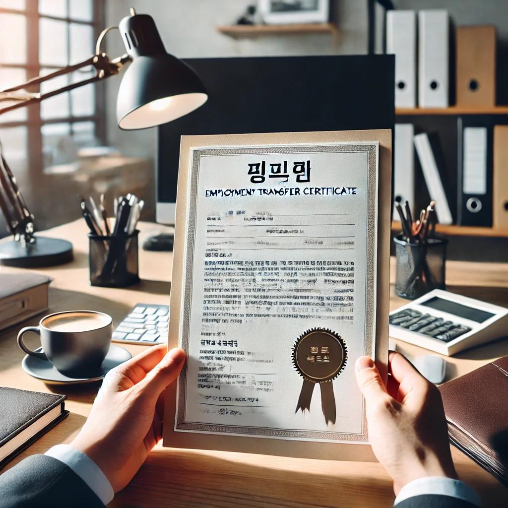 폐업 이직확인서