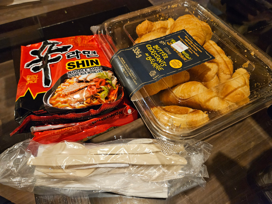 옐로나이프 오로라 투어 간식